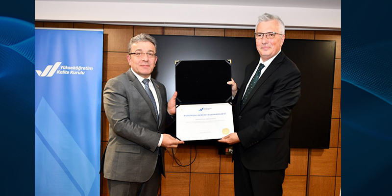 Kurumsal Akreditasyon Belgesi Takdim Töreni Kurumsal Akreditasyon Belgesi Takdim Töreni